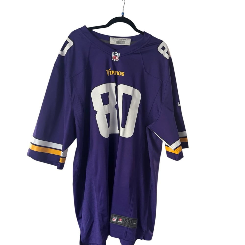 NFL Nike Minnesota Vikings XXL Jersey #80 Cris CarterNFL Players On Field